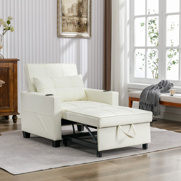 Corner outlet sleeper chair